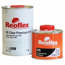 Автолак 2K акриловый Reoflex HS Clear Premium 2+1 RX C-02 1л с отвердителем