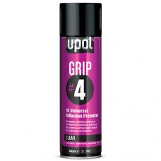 Грунт спрей U-POL GRIP#4 (GRIP/AL) 450мл прозрачный усилитель адгезии универсальный