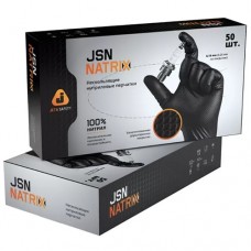 Перчатки JetaPro JSN NATRIX размер L чёрные малярные нитриловые 25 пар