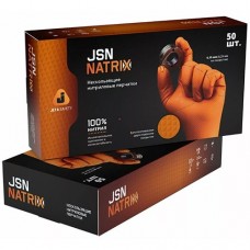 Перчатки JetaPro JSN NATRIX размер L оранжевые малярные нитриловые 25 пар