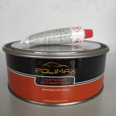 Шпатлевка POLIMAX Lightweight 1кг с отвердителем полиэфирная лёгкая