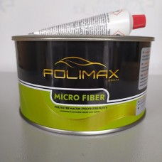 Шпатлевка POLIMAX Micro Fiber 1кг с отвердителем полиэфирная с микро стекловолокном