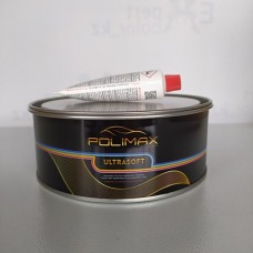 Шпатлевка POLIMAX Ultrasoft 1кг с отвердителем полиэфирная мягкая